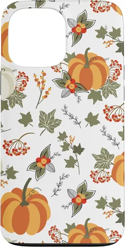 Vista 23 de Fall Leaves Autumn Pumpkin Pattern Autumn Vibes Color Case for iPhone 17