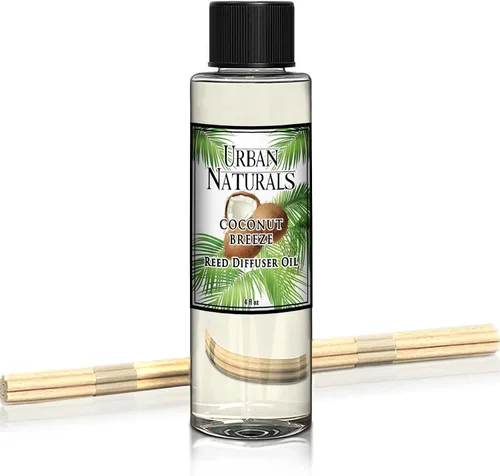 Vista 14 de Urban Naturals Recambio de aceite difusor de varillas ámbar y lavanda, lavanda relajante, ámbar cálido, aroma calmante para habitación, 4 onzas +