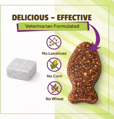 Vista 5 de Pet Naturals of Vermont - Calming, suplemento calmante de apoyo del comportamiento para perros y gatos, 160 bocadillos masticables