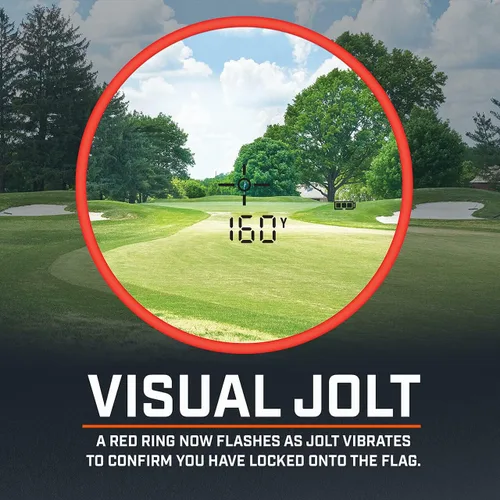 Vista 5 de Bushnell Tour V5 Golf Telémetro láser, Pinseeker, Visual JOLT, BITE Magnetic Mount, Next Level Clarity and Brightness, modelo sin pendiente