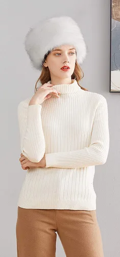 Vista 11 de Lovful Sombrero de invierno para mujer, de piel sintética, estilo cosaco ruso, sombrero de abrigo de invierno