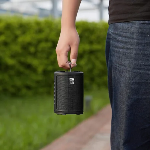 Vista 6 de Altec Lansing - Altavoz Bluetooth inalámbrico HydraMotion con sonido de 360 grados, impermeable IP67 portátil para exteriores, a prueba de golpes, a