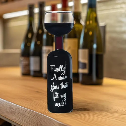 Vista 2 de BigMouth Inc Vaso de vino botella definitivo, con capacidad para una botella completa de 750 mililitros