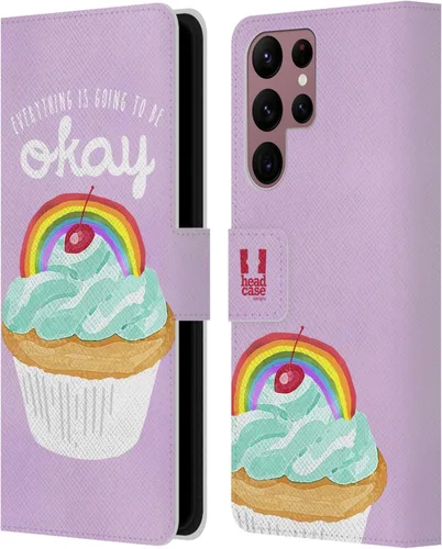 Vista 40 de Head Case Designs Assortment Cupcakes Happiness Leather Wallet Case Compatible with Samsung Galaxy A07 4G Surtido