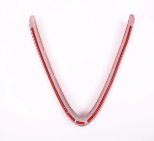 Vista 7 de Decoración exterior del coche para parrilla delantera cubierta de marco protector para rejillas de coche para Stelvio 2017-2019 rojo, accesorios