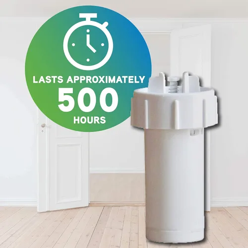 Vista 5 de PureGuardian Filtro de desmineralización humidificador, cartucho número 3, evita la liberación de minerales, dura 500 horas, blanco, FLTDC30