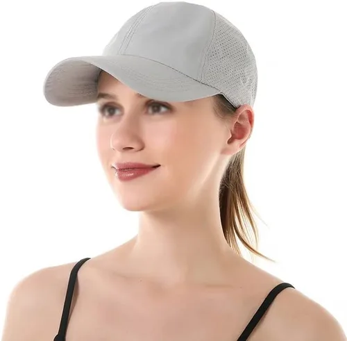 Vista 2 de MZDM - Gorra de béisbol para mujer, con hebilla trasera, ajustable, para deportes al aire libre