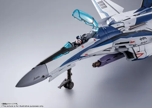 Vista 7 de TAMASHII NATIONS - Macross Frontier -VF-25 Messiah Valkyrie Worldwide Anniversary Bandai Spirits DX Chogokin Metal fundido coleccionable