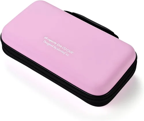 Vista 9 de LIOVODE Funda para DVD, estuche de CD EVA, organizador de almacenamiento, portátil, protector de DVD, soporte para billetera para coche CD Holder