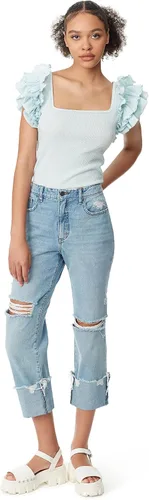 Vista 2 de Circus NY Women's Anisa Ruffled Knit Tank Top
