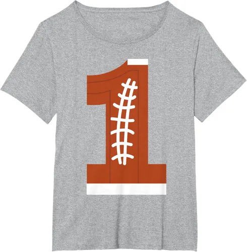 Vista 57 de 1st Birthday Football Ball Boys Camiseta de regalo de 1 año Negro