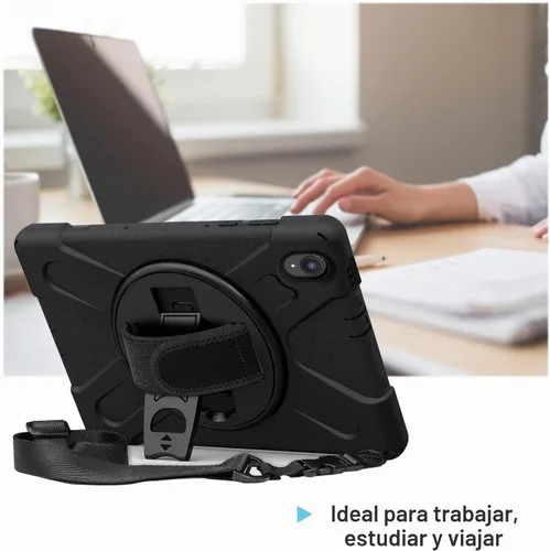 Vista 4 de ProCase Funda Lenovo Tab K10 de 10.3 pulgadas 2021 / M10 FHD Plus (2ª generación 2020), resistente a prueba de golpes, con soporte giratorio