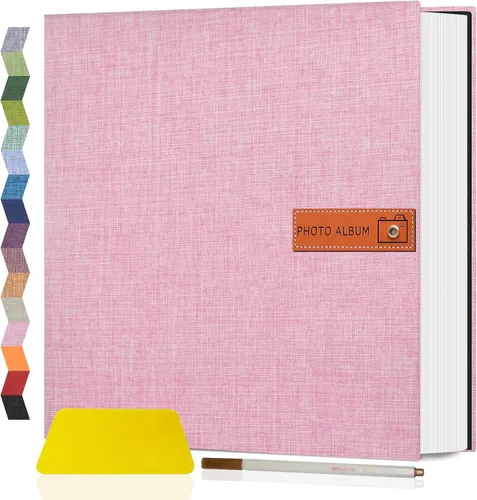 Vista 42 de Popotop Álbum de fotos grande autoadhesivo 4x6 5x7 8x10 Álbum de recortes DIY Libro de imágenes, Regalos para mamá, familia, bebé y boda