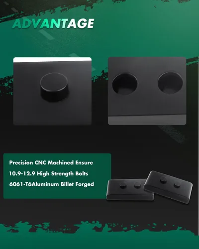 Vista 4 de SCITOO Kit de elevación de nivelación trasera de 1 pulgada para Ford 2008-2020 Espaciador de puntal de elevación de 1 pulgada compatible con bloques