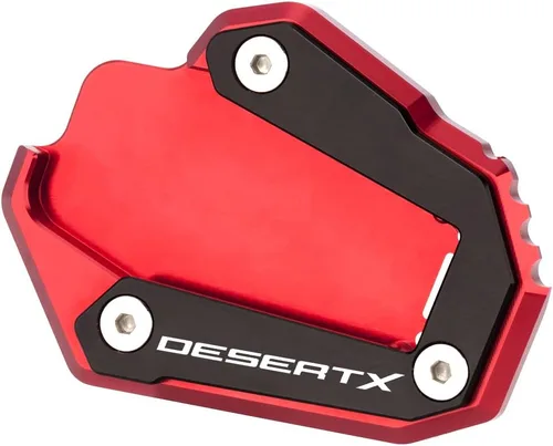 Vista 8 de Modeer Para Desert X 2022-2023 Placa de extensión de soporte CNC de motocicleta Soporte lateral Almohadilla desertx Desert-X Accesorios (negro)