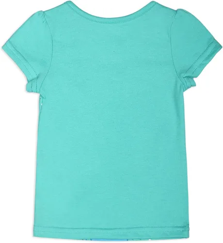 Vista 3 de Disney Frozen Girls Elsa and Anna 3 Pack T-Shirts for Toddler and Little Kids