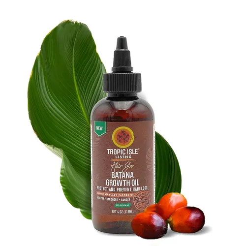 Vista 8 de Tropic Isle Living Aceite de crecimiento Batana de 4 onzas, mezcla ligera para el crecimiento y reparación del cabello, aceite nutritivo ligero