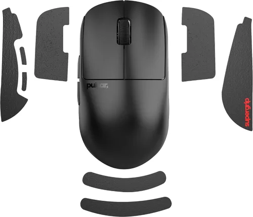 Vista 11 de Pulsar Gaming Gears SUPERGRIP - Juego de cintas de agarre para X2, X2V2 Transparente