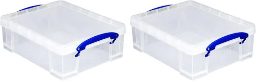 Vista 6 de Caja de 8,1 litros realmente útil, transparente