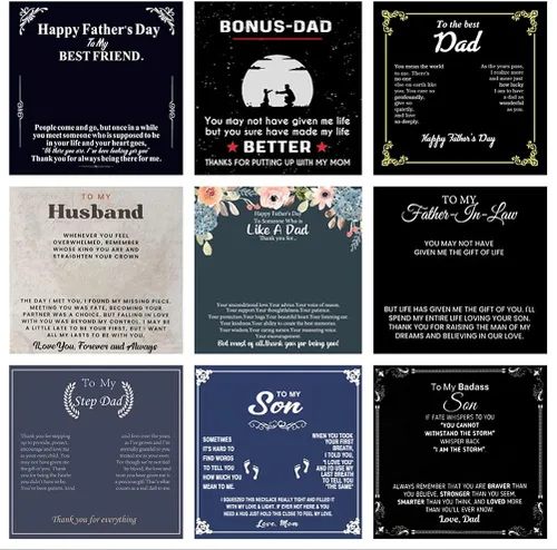 Vista 7 de Collar con foto personalizada para hombres, día del padre, etiqueta de perro con nombre personalizado para hombres, novio, collar conmemorativo