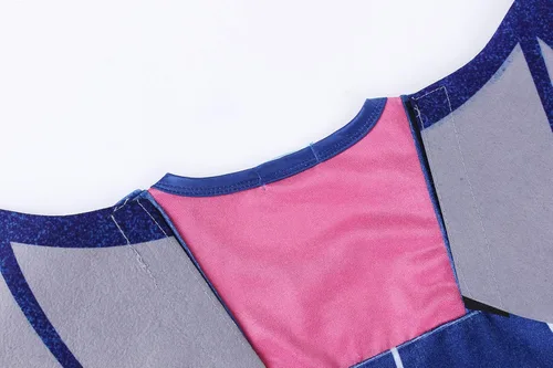 Vista 4 de JerrisApparel Conjunto de vestido de disfraz para niñas con diadema para Halloween