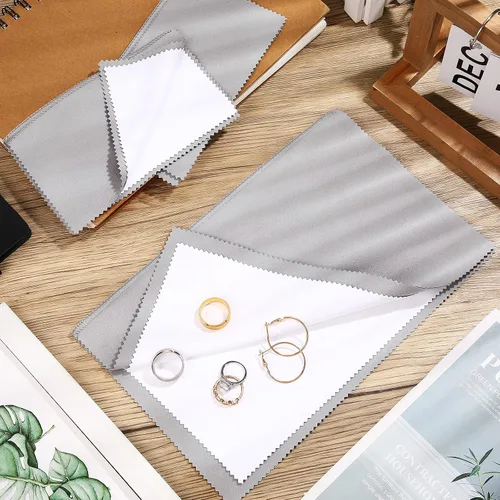 Vista 7 de Breling - Paño de limpieza de joyas para plata, oro, platino, 8 piezas