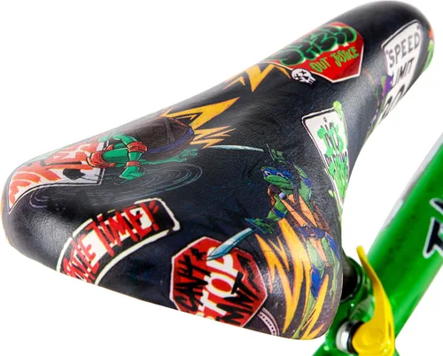 Vista 10 de Dynacraft Teenage Mutant Ninja Turtles Bicicleta para Niños Varones de 5 a 7 años – Bicicleta para niños principiantes con ruedas de entrenamiento