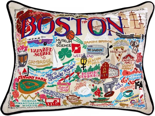 Vista 29 de Catstudio Portland (Oregon) - Almohada decorativa bordada