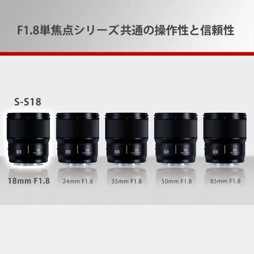 Vista 6 de Panasonic LUMIX S-S18 Lente monofocal ultra gran angular de gran apertura sin espejo de tamaño completo