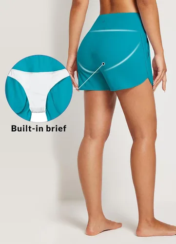 Vista 66 de baleaf Traje de baño de cintura alta de 3, 5, 7, 9 pulgadas, para mujer, de secado rápido, con bolsillos