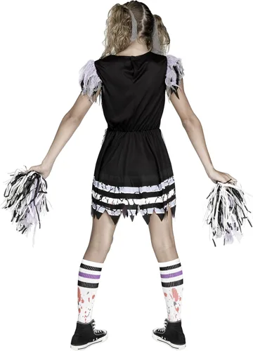 Vista 3 de Fun World - Disfraz de Halloween de animadora zombi Fearleader