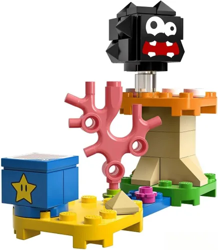 Vista 3 de Lego 30389 Super Mario Set en Bolsa con Plataforma y Set de Champiñón