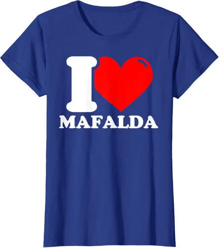 Vista 10 de Camiseta I Love Mafalda, Negro