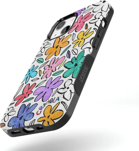 Vista 3 de Casely Funda para iPhone 14 Crayola Outside The Lines Marcador Crayola Compatible con MagSafe Diseño protector audaz