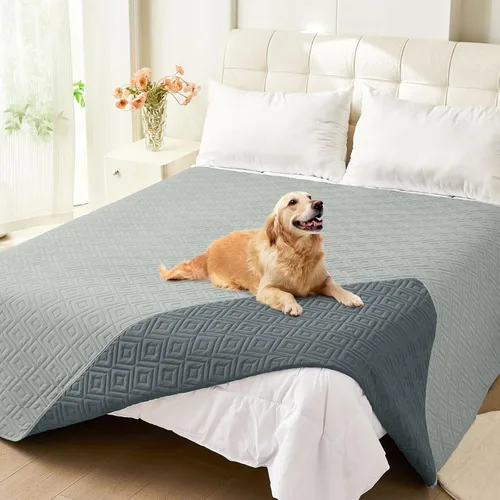 Vista 106 de hyha Manta impermeable para perros, funda suave para cama de perro, mantas para mascotas, funda impermeable para sofá y sillón para perros lavable
