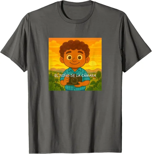 Vista 115 de Camiseta El Niño de la Cámara – Diseño Oficial del Cuento Ilustrado