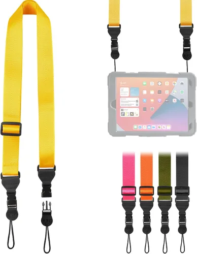 Vista 12 de FIEIL Correa de hombro ajustable, correa de nailon para cámara, cómoda correa para el cuello para iPad, tableta de teléfono celular, cámara, laptop