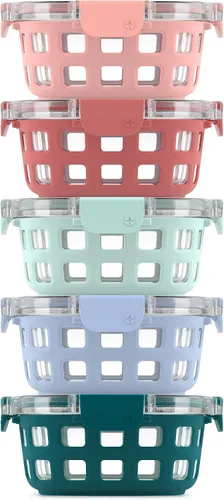 Vista 14 de Ello Duraglass Refresh - Recipientes de preparación de comidas de 3.4 tazas