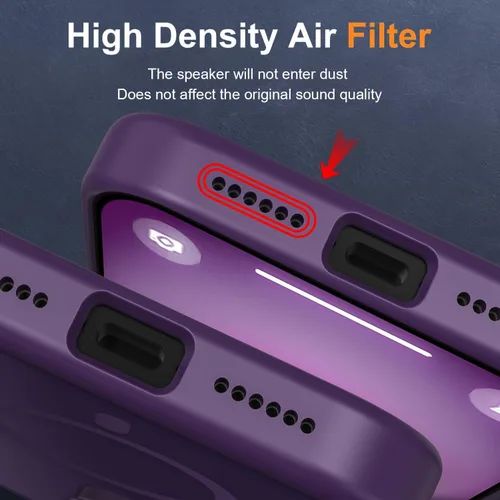 Vista 160 de MOCCA - Funda magnética resistente para iPhone XR de 6.1 pulgadas, compatible con MagSafe, funda con protección contra caídas de grado militar