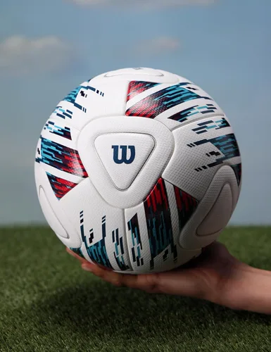 Vista 2 de WILSON NCAA Veza Match - Balón de fútbol - Talla 5, blanco/azul/morado