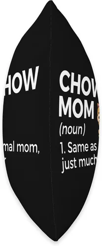Vista 2 de Chow Chow Lover Apparel Definition Funny Chow Dog Mom Throw Pillow, 16x16, Multicolor