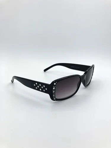 Vista 2 de Gafas de sol de lectura para mujer, forma rectangular clásica
