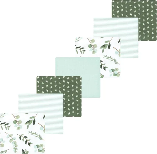 Vista 99 de Luvable Friends Mantas de franela para recepción Little Treasure, 7 piezas Exploración de Dino