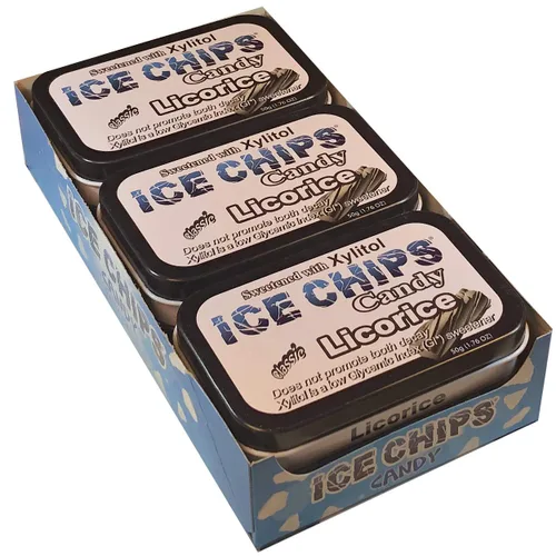 Vista 17 de ICE CHIPS Latas de caramelo de xilitol (Clove Plus, paquete de 3) - Incluye banda como se muestra