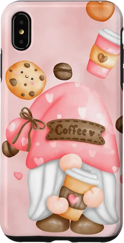 Vista 11 de Cute Coffee Gnomie for Garden Gnome Lovers and Gardener Case for iPhone 17