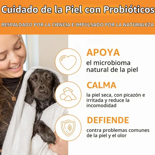 Vista 3 de SKOUT'S HONOR Champú probiótico para perros - Puppermint, 16 oz