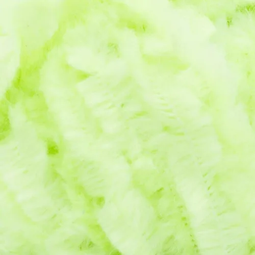 Vista 2 de Lion Brand Yarn Chenilla Resplandeciente DIY, Hilo Grueso, Glow Worm, 1 Paquete