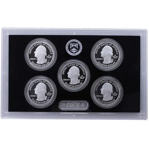 Vista 3 de 2013 Silver Proof Set Complete 14 Deep Cameo Proofs