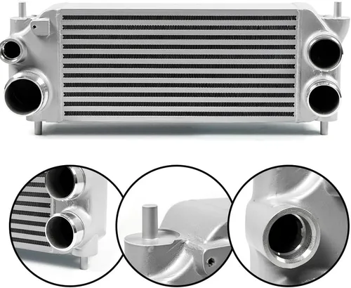 Vista 11 de Kit de refrigeración intercooler de aluminio mejorado con pernos de montaje lateral dual compatible con Nissan 300ZX Twin Turbo 1990-1996