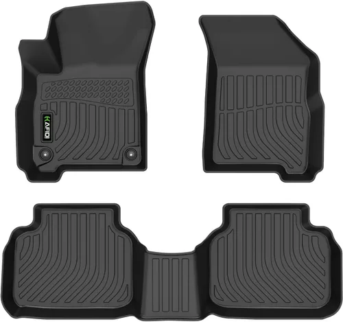 Vista 86 de HAFIDI® - Tapetes para auto con almacenamiento debajo del asiento, para todo clima, antideslizantes, de elastómero termoplástico, para la primera
